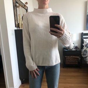 Vince ribbed mock neck sweater!!